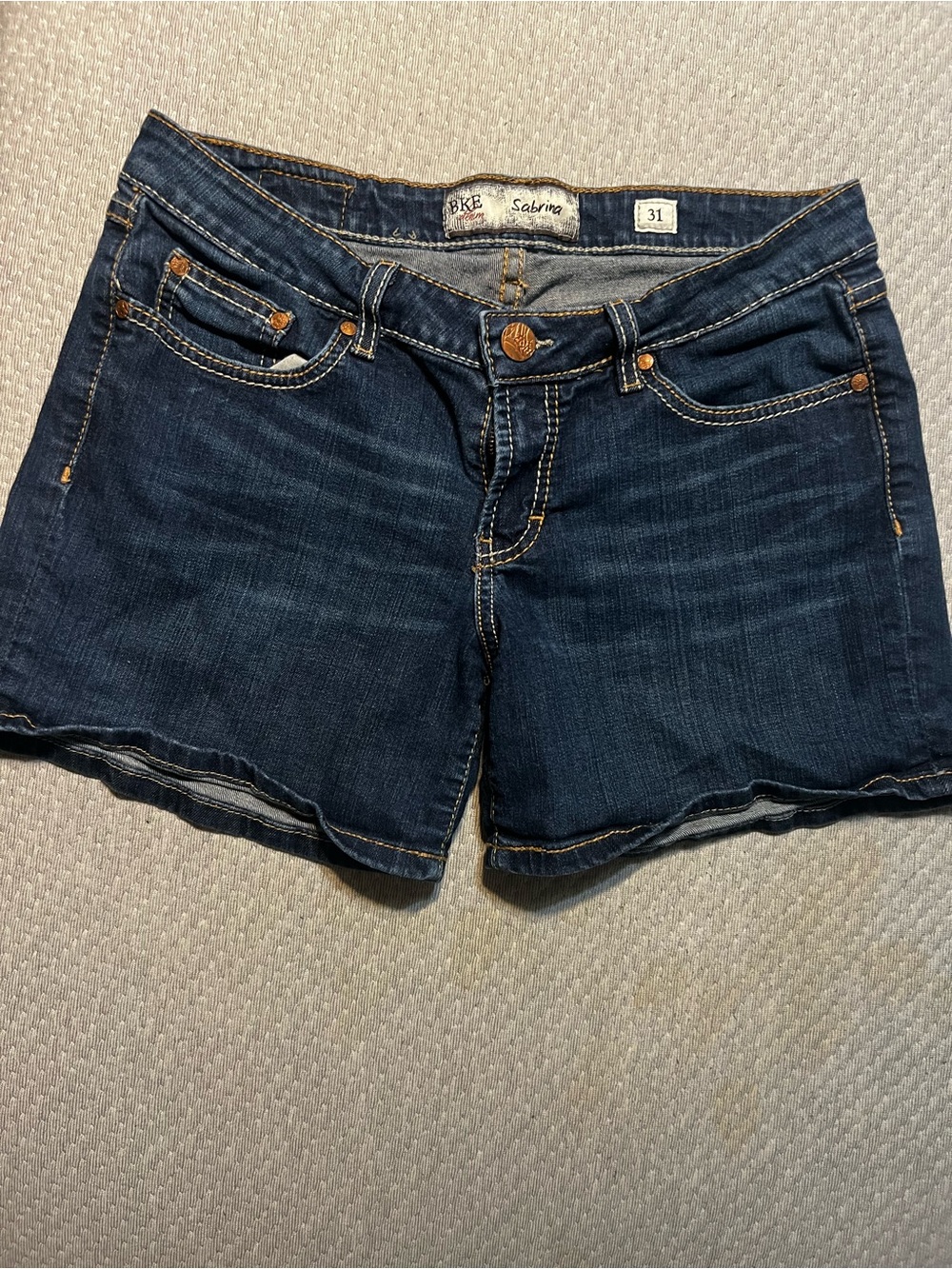 BKE Sabrina Dark Indigo Jean Shorts - Women's